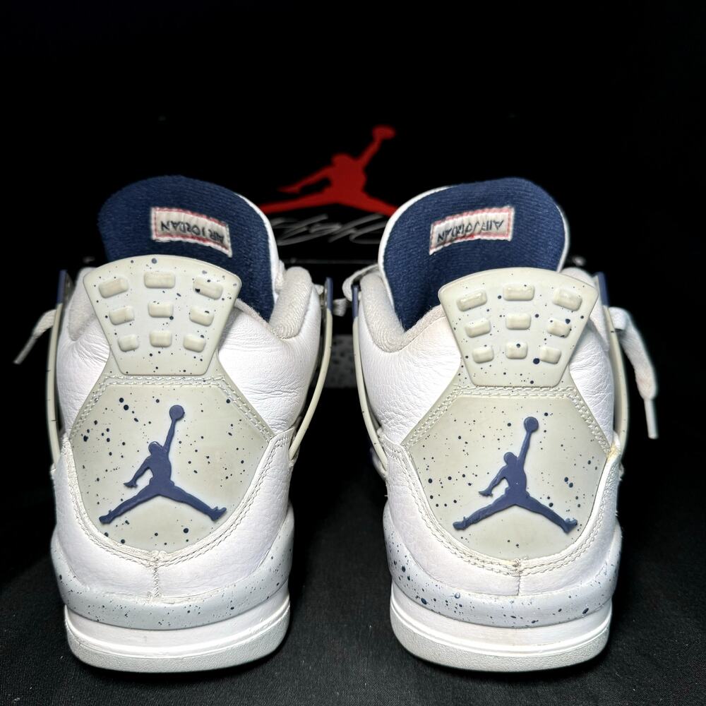Size 7 - Nike Air Jordan 4 Retro GS Midnight Navy Men's Shoes - Picture 5 of 9